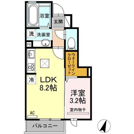 アンソレイエⅡの物件間取画像